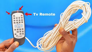 Do It Yourself:- Old Tv Remote used 2 floor height home water tank water level indicator