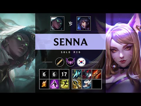 Senna Mid vs Ahri - KR Master Patch 25.11