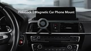 ESR HaloLock MagSafe Ventilatierooster Telefoonhouder Auto Zwart video