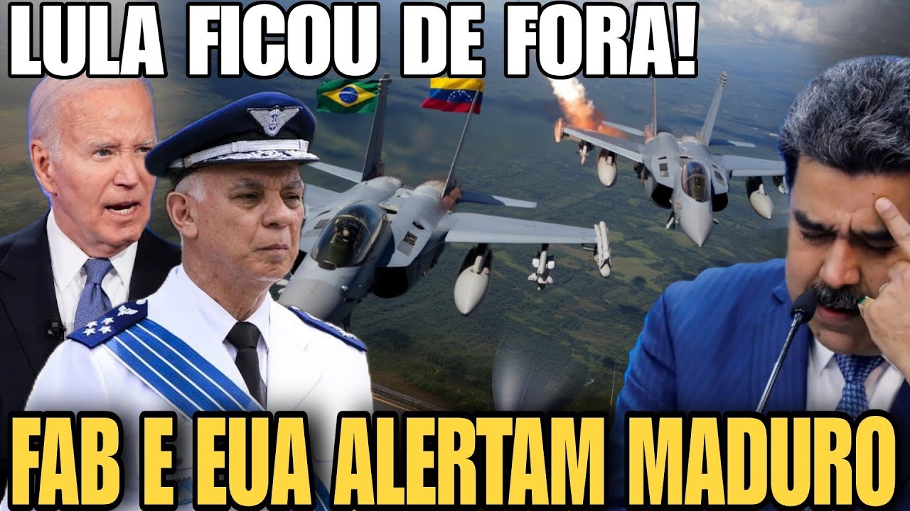 EUA E FAB SEM LULA FAZEM AMEAÇA A VENEZUELA SOBRE INVASÃO AÉREA NA AMAZÔNIA! MADURO CALADO