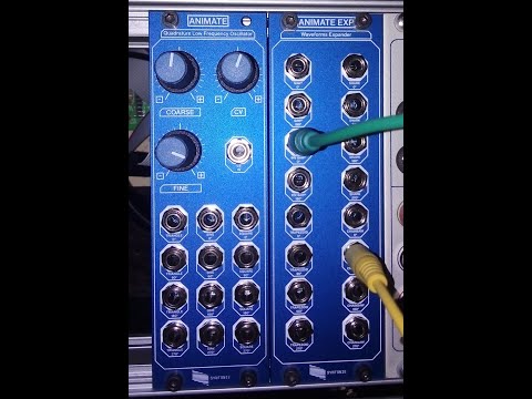 Syntonie Animate videosynth eurorack module unboxing & 1st patch