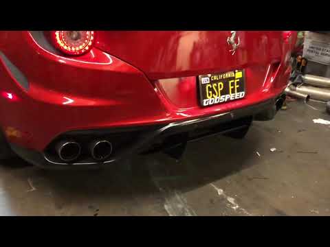 Ferrari FF rev9 rev9power exhaust ( Cb-307 ) with x-pipe ( dp-068 )revving