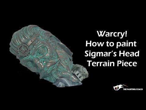 How to paint Warcry Terrain Fast: Sigmar's Head