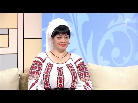 Interpreta de muzică populară Doina Arsene-Grigoraş, la „Cine vine la noi?”