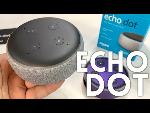 Amazon Echo Dot (3rd Gen) Smart Speaker in Heather Gray Unboxing