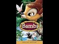 Opening To Bambi Special Edition UK VHS 2005