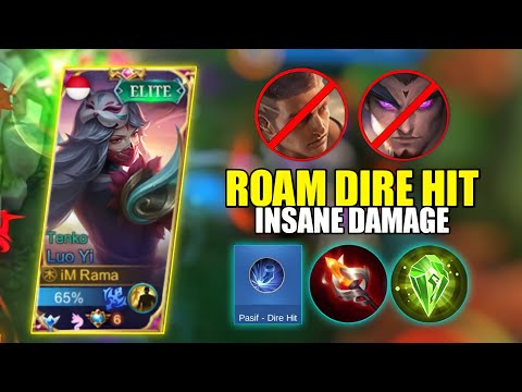 ROAM DIRE HIT!! Luo Yi 100% OP Damage Fight for Kill and MVP | Luo Yi Top 1 Global 2022 Gameplay