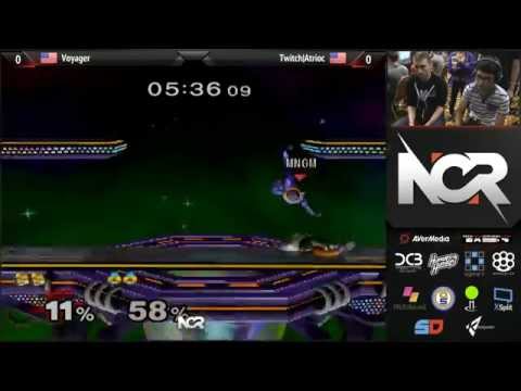NCR 2015: Melee - Bracket Pools R2: Voyager (Samus) vs Twitch|Atrioc (Sheik)