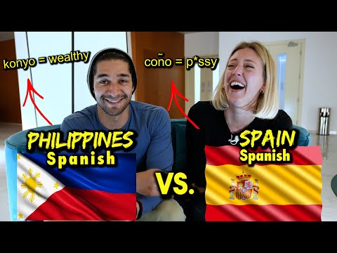 FILIPINO vs SPANISH Language Similarities (HILARIOUS)