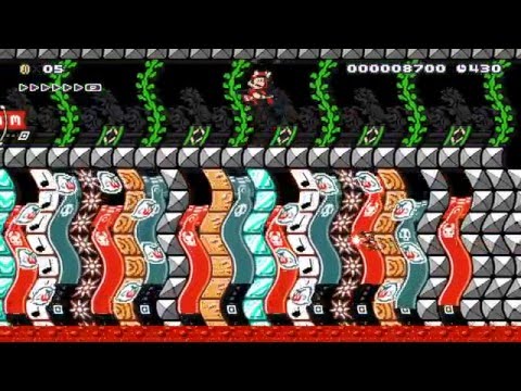 酔っぱらいながらクッパと戦え!　Drinky fight by sam - SUPER MARIO MAKER - No Commentary 1AH