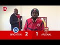 Brighton 2 1 Arsenal Maupay You Re A Cheat And I Hope Brighton Get Relegated An Angry Ty