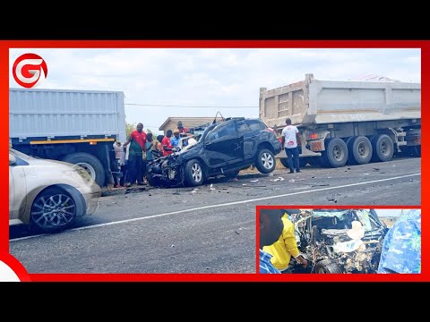 INATISHA: VIDEO ENEO la AJALI ILIYOUA BABA na WANAYE WANNE NJIANI TANGA WAKITOKA MAZIKONI...