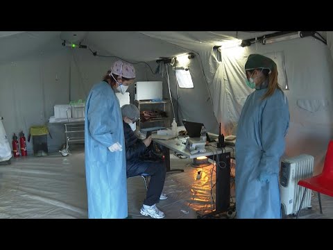 Novel coronavirus in Italy: screening tent in front of Cremona hospital | AFP