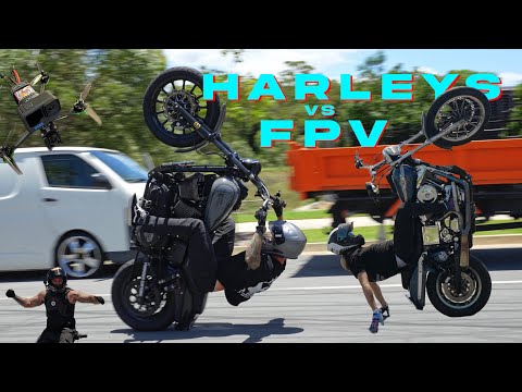 CHASING HARLEYS WITH FPV  |  FIRST RIDE OF 2024