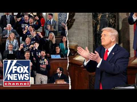 REPLAY: Trump salutes Team USA at record-breaking SOTU