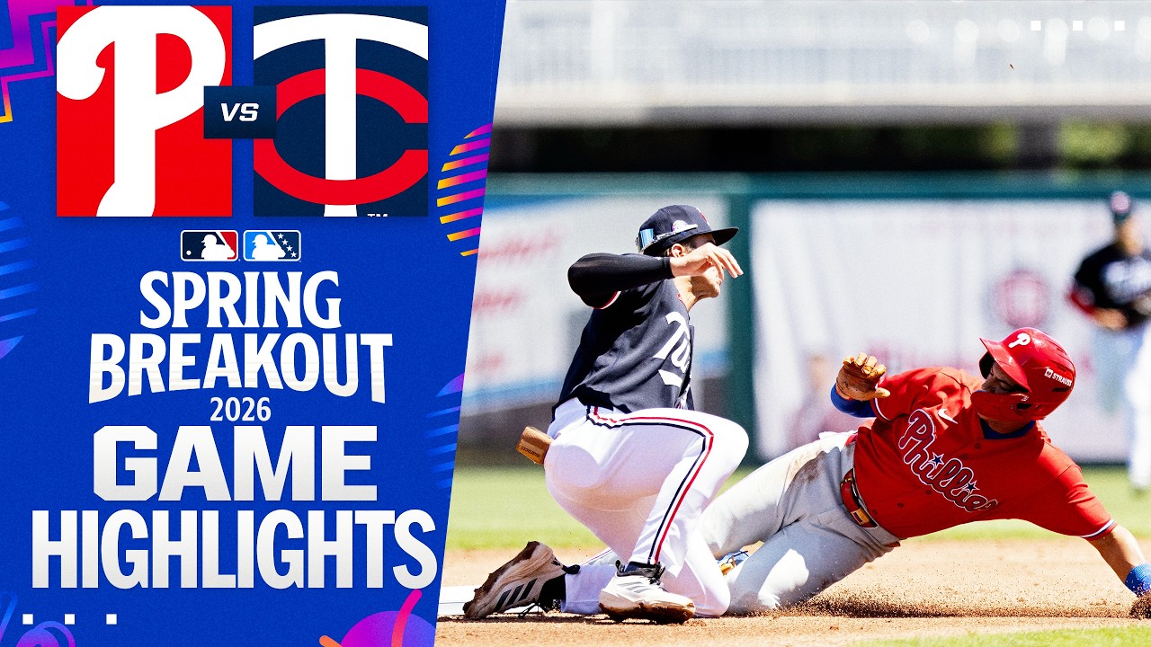 Phillies vs. Twins Spring Breakout Game Highlights (3/19/26) | MLB Highlights