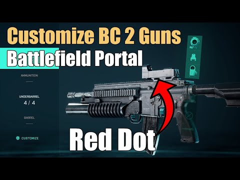Customize Bad Company 2 Guns In Battlefield Portal | Battlefield 2042 | 4k | Xbox Series X