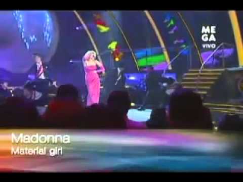 Yo soy  -  1° Gala  - Madonna - Material girl  CHILE MEGA TV