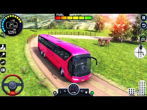 Mountain Climb Bus Racing 3D - Ultimate Offroad Bus Driving Simulator - Android iOS GamePlay #02