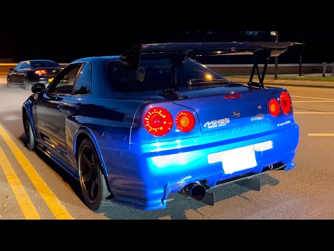 1000BHP Nissan Skyline R34 GTR Vspec II Nur - Passenger POV