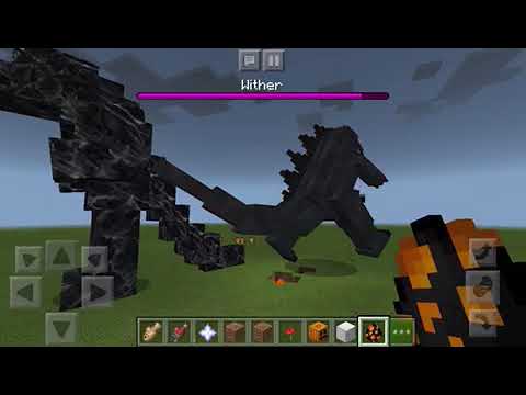 MINECRAFT GODZILLA VS MOBZILLA VS WITHER