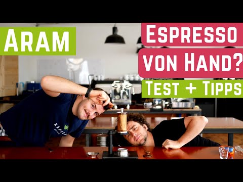 Espresso zubereiten von Hand mit dem Aram Espresso Maker | Tipps und Test