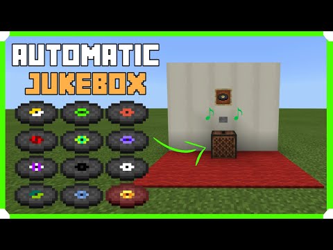 How To Build An Automatic Jukebox In Minecraft Bedrock (MCPE/Xbox/PS4/Switch/Windows10)