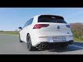 Video: Borla TOURING Edelstahl Duplex Komplettanlage ab OPF VW Golf 8 GTI