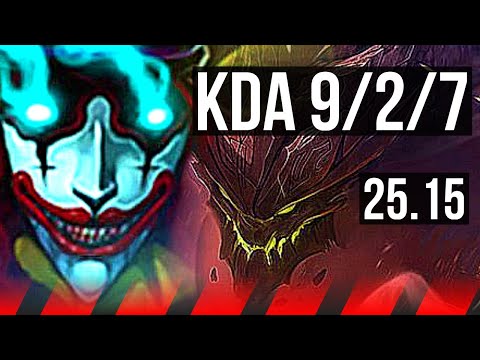 SHACO vs MALPHITE (TOP) | 9/2/7 | NA Master | 25.15