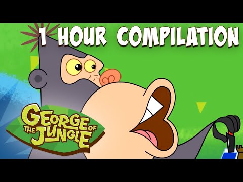 🙉 Monkey Madness! 🐒 |George of the Jungle | Compilation | Cartoons For Kids