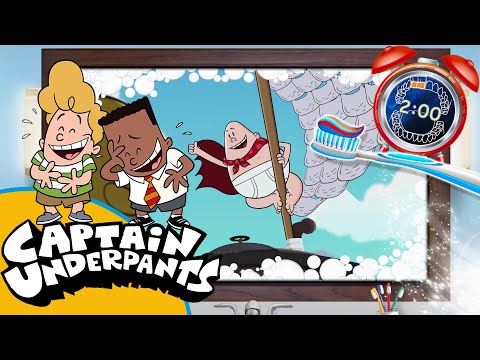Captain Underpants 2 Minute Magic Bubble Toothbrush Timer with Music