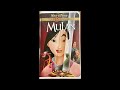 Opening To Mulan 2000 VHS