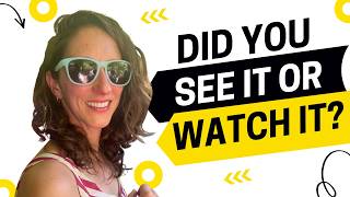AEE - Did You See It or Watch It?