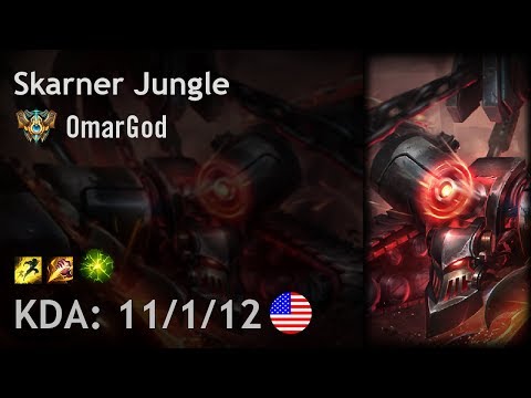 Skarner Jungle vs Rengar - OmarGod vs Cake - NA Challenger Patch 8.1