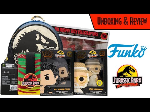 Jurassic Park 30th Anniversary Funko Unboxing | Pop Moments, Loungefly and More | #JP30