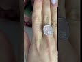 Серебряное кольцо с розовым кварцем 9.283ct