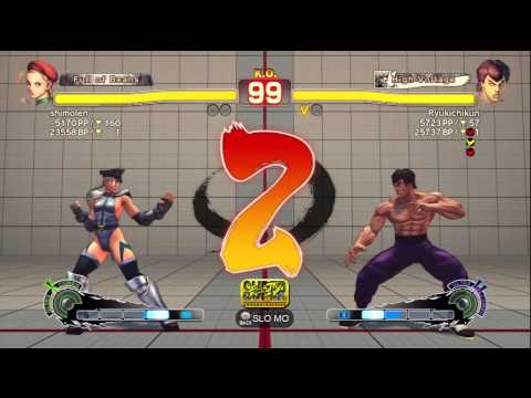 shimolen [Cammy] Vs Ryukichikun [Fei Long] SSF4 Arcade Edition 2012 720 HD