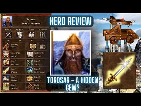 HOMM 3 Tower Hero Review - Torosar the Ballista Commander