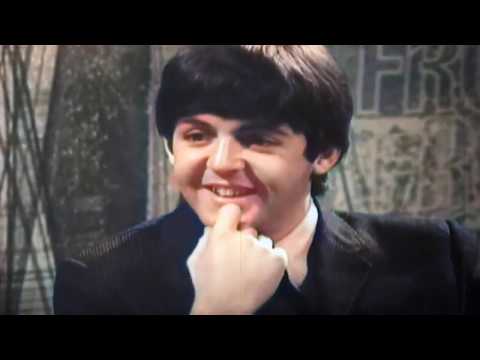 David Frost Interview | Paul McCartney | Colorized | 1964