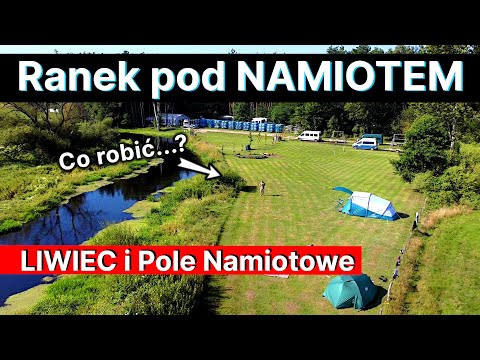 66 - Pole Namiotowe nad rzeką⛺️ -Co robić rano😁❓ - Kemping z lotu ptaka🦅 -Nauka latania dronem🚁