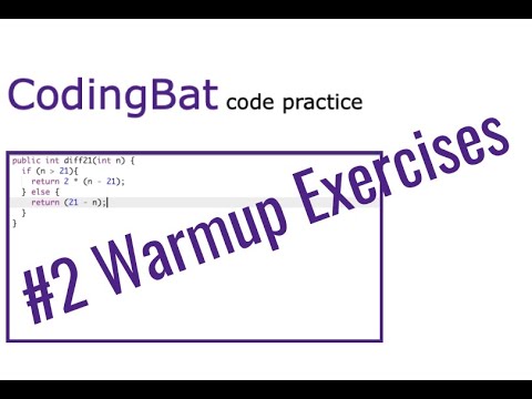 Codingbat Java Warmup 1 Walkthrough 2