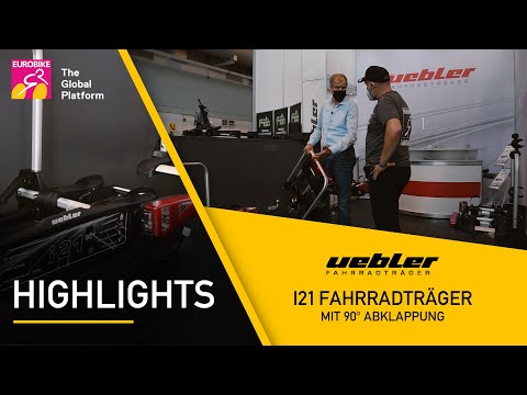 EUROBIKE Highlights 2022 | Uebler I21 Fahrradträger mit 90° Abklappung