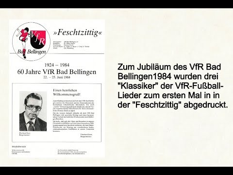Klaus Amann -  VfR Bad Bellingen  " Es zogen 11 Spieler wohl über den Rhein"