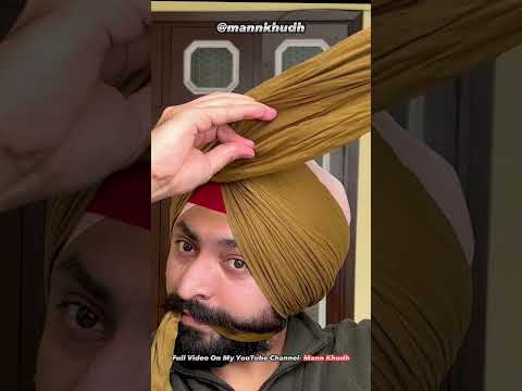 Best Trick For 2nd & 3rd Turn in Turban | Full Video on My Channel- Mann Khudh | Wattan Wali Pagg