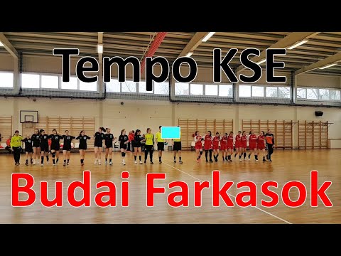 Tempo KSE - Budai Farkasok NKFT (leány serdülő kézilabda)