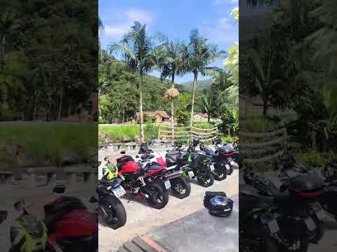 BMW GS 850 adventure Rota biker café em Rio dos cedros