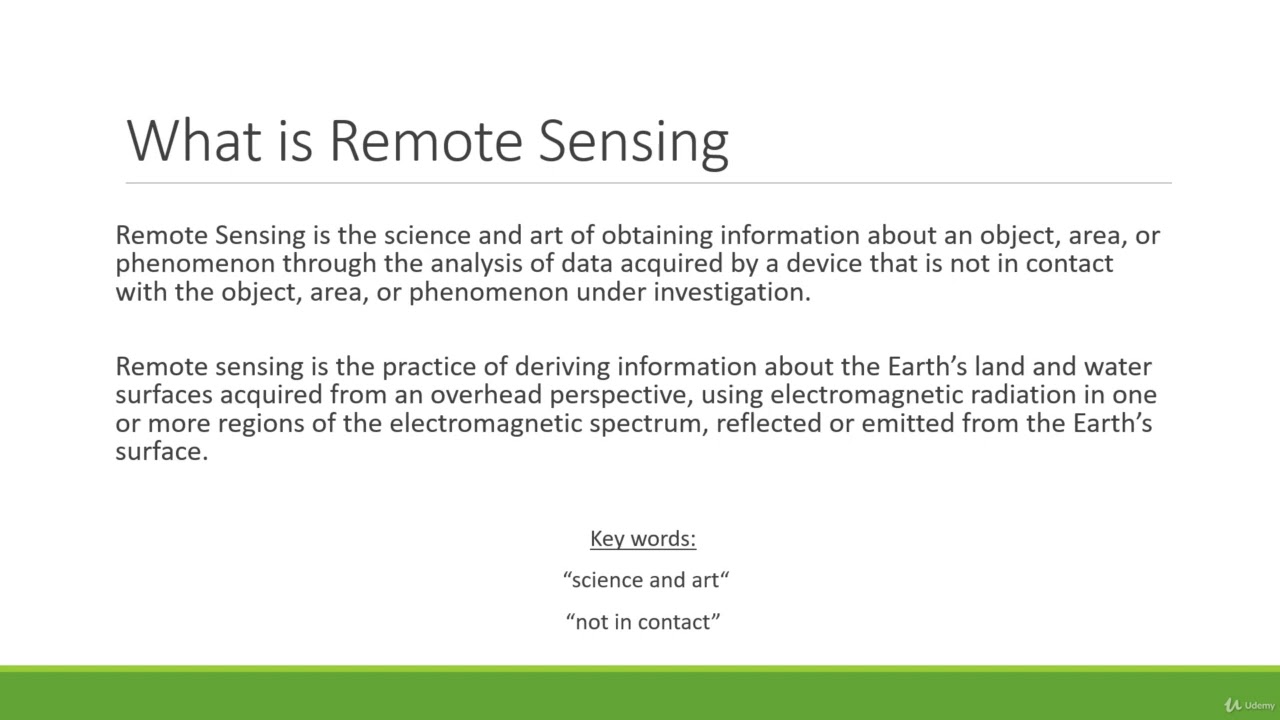 Fundamentals of Remote Sensing and Geospatial Analysis - learn GIS