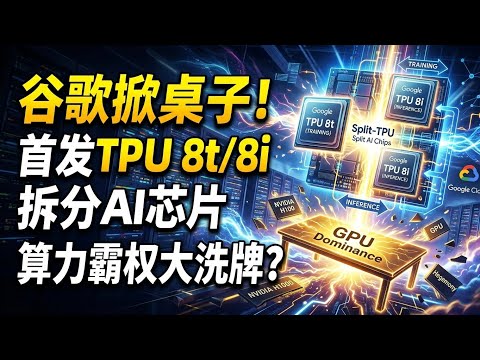 谷歌掀桌子！首发TPU 8t/8i拆分AI芯片，算力霸权大洗牌？ | Google Splits AI Chips: TPU 8t/8i Reshapes Computing!