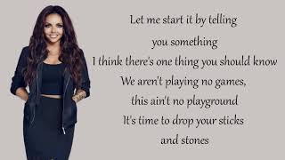 Little Mix - Stand Down (Lyrics)