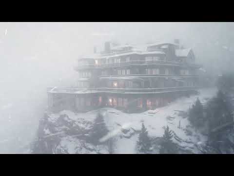 Heavy Snowstorm Hits Mountain Resort ┇Blizzard Sounds for Sleeping┇Howling Wind & White Noise